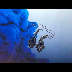 Handmade hand earrings